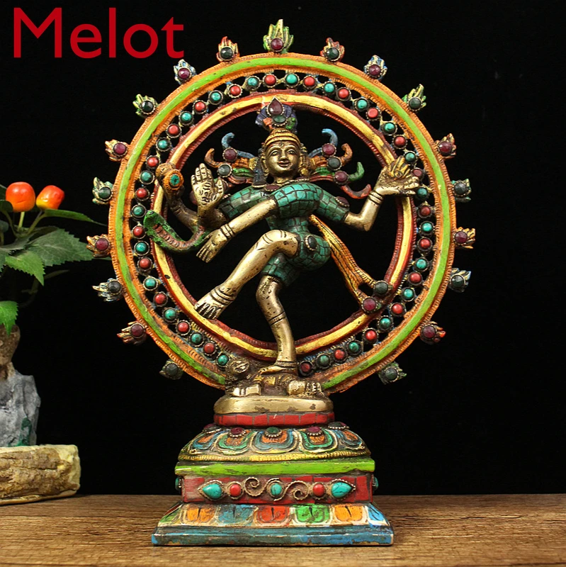 Натуральная медь искусственное украшение Непал ручная работа танцевальная