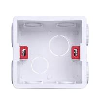 wall plate adjustable internal cassette mounting wifi touch switch usb socket box white plastic materials for 86 type standard