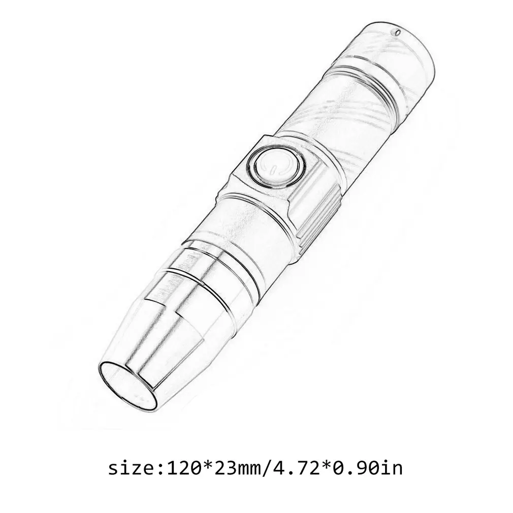 

Mini LED Flashlight 365nm Inspection Lamp Light Rechargeable UV Torch Light for Outdoor Camping Hiking