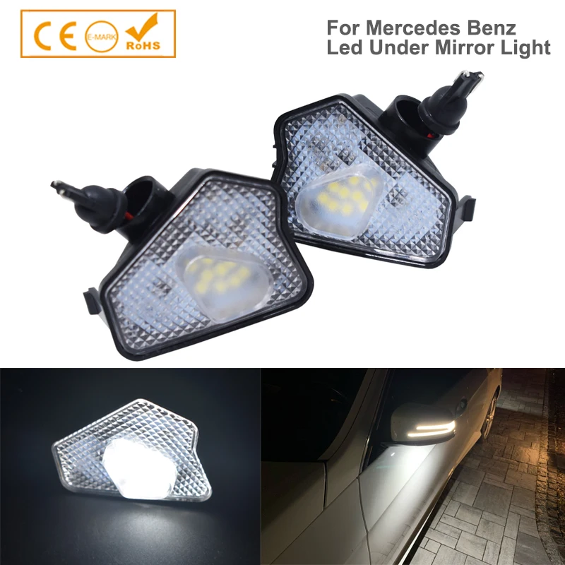 2 шт. светодиодный лужа светильник под зеркало с подсветкой LED лампа для Bnez W176 W204