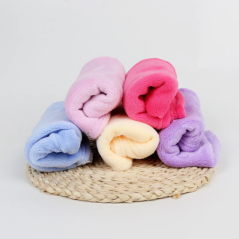 Высокое качество полотенце горячее конфетного цвета Сухая обертка шляпа