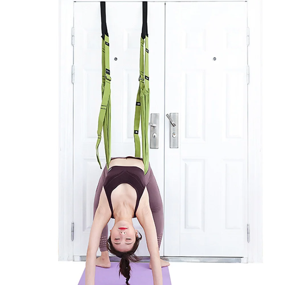 

Yoga Stretching Strap Adjustable Yoga Belt Rope Sports Bands for Improving Leg Waist Back Flexibility