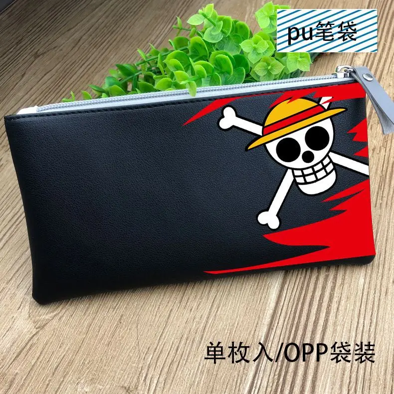 One Piece-3 Аниме атака на титановых крыльях свободы красочные печатные с бумажником Длинный кошелек на молнии - Цвет: One Piece-3