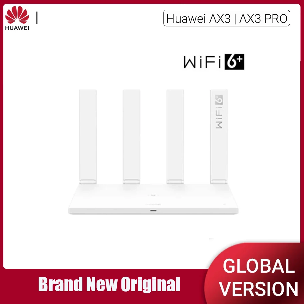 

Global Version HUAWEI WiFi AX3 Pro Quad Core WiFi 6 + Wireless Router WiFi 5 GHz Repeater 3000 Mbps Amplifier NFC Easy Setup