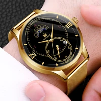 2021 relogio masculino brand fashion black strap mens watches luxury hollow clock retro watch for men relojes para hombre