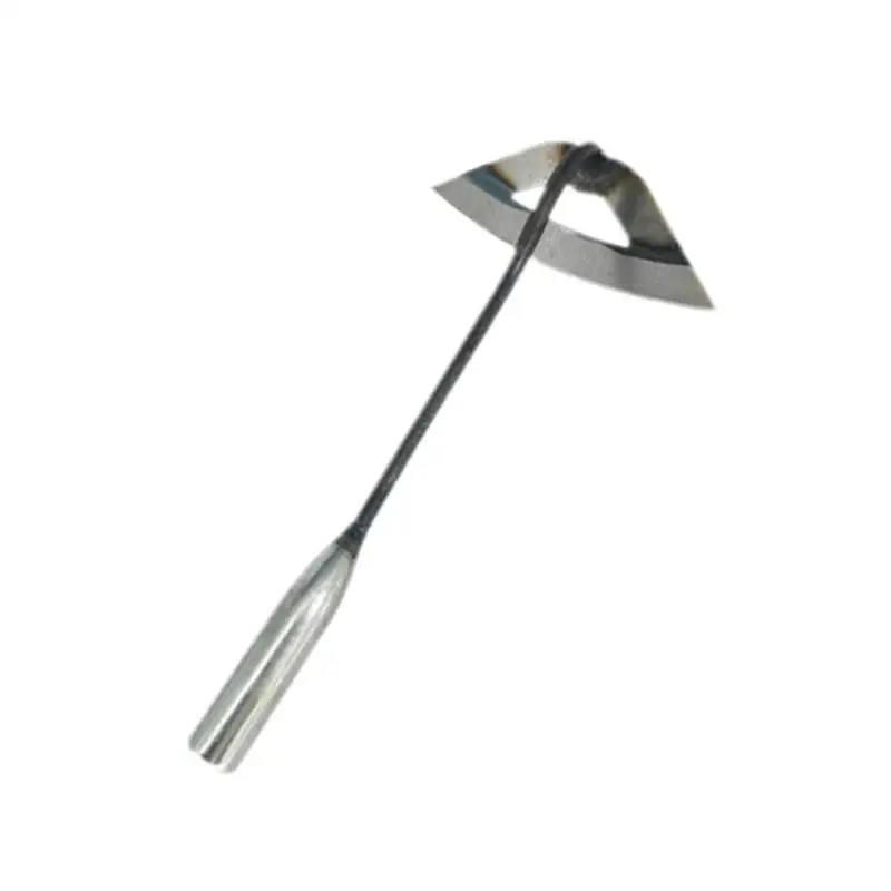 

Hollow Arc Hoe With Galvanized Pipe Vegetable Farm Gardening Work Iron Handheld Weeding Rake Plants Tool Accessories