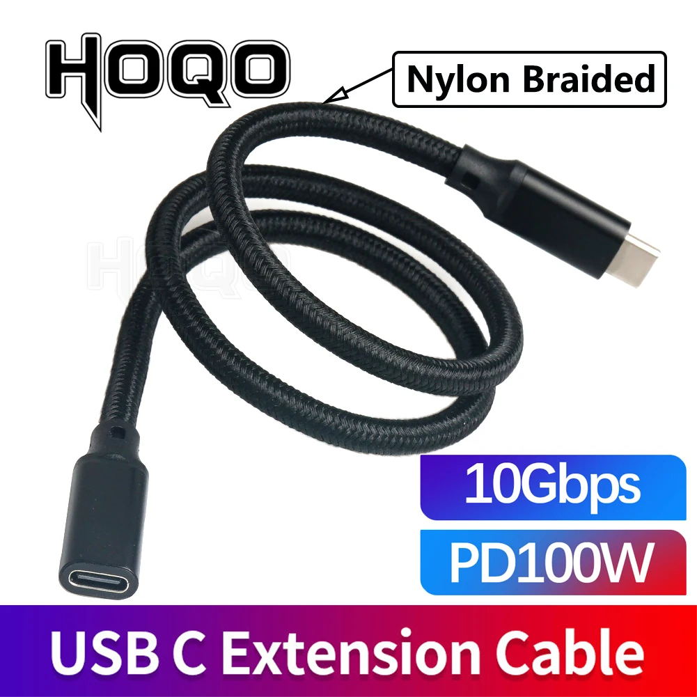 10 Гбит/с Gen2 Type-C USB 3 1 штекер-USB-C гнездо удлинитель данных 100 Вт кабель для зарядки