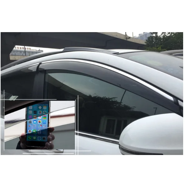 Для Hyundai tucson IX35 2010-2017 пластиковый внешний козырек вентиляционные оттенки окна