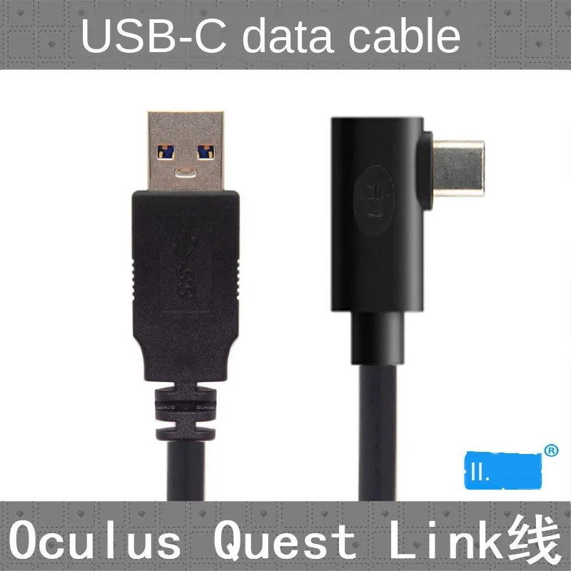 Oculus Link USB- C Steam VR Quest/2 Type- C 3.1 데이터 케이블, 팔꿈치 선택 가능 3m5m8m8m