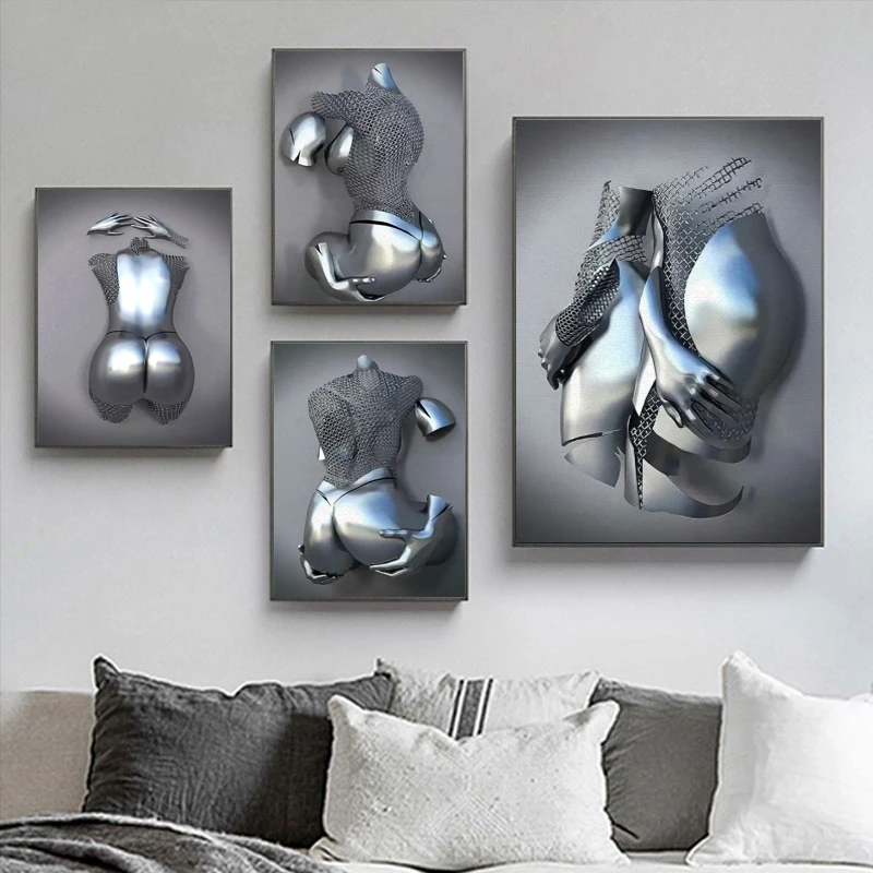 Абстрактная прямоугольная стальная проволока Железный человек абстрактная