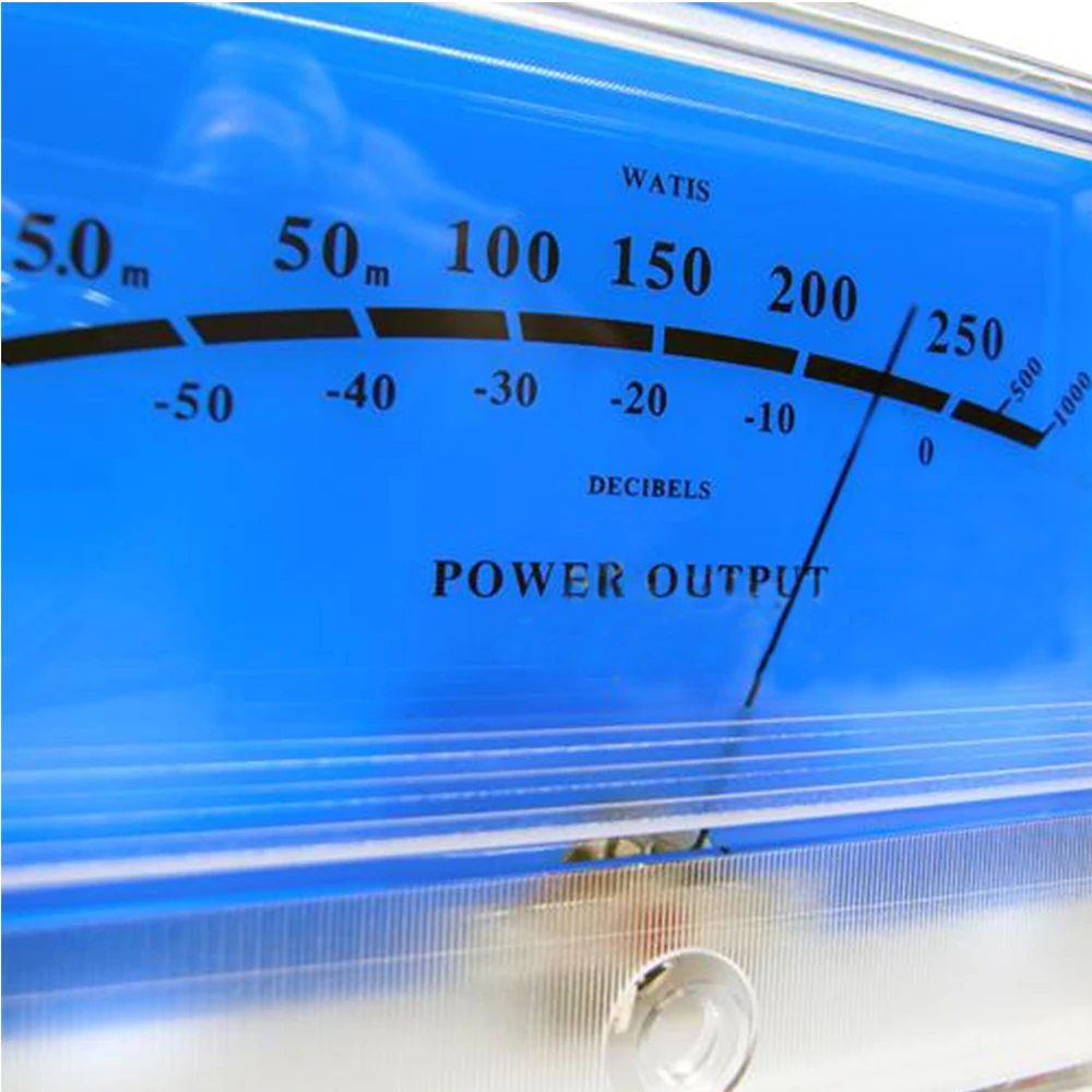 2pcs VU Meter Classic McIntosh Lake Blue + 1pcs Driver Board Figure Head Table DB Audio Power Amplifier With Backlight | Электроника