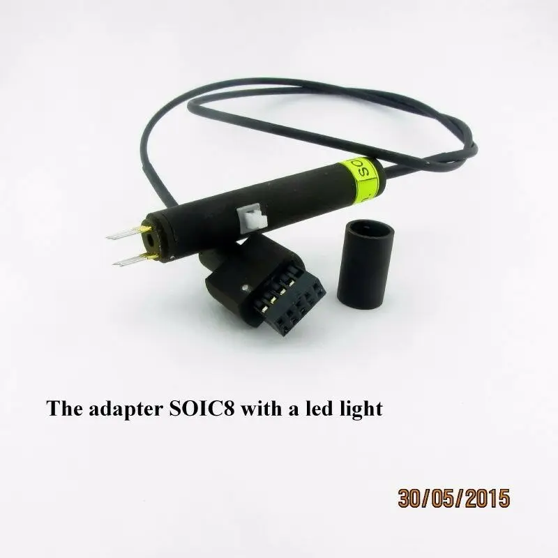 SOIC8 pogo адаптер для встроенного программирования EEPROM со светодиодом|adapter soic8|adapter