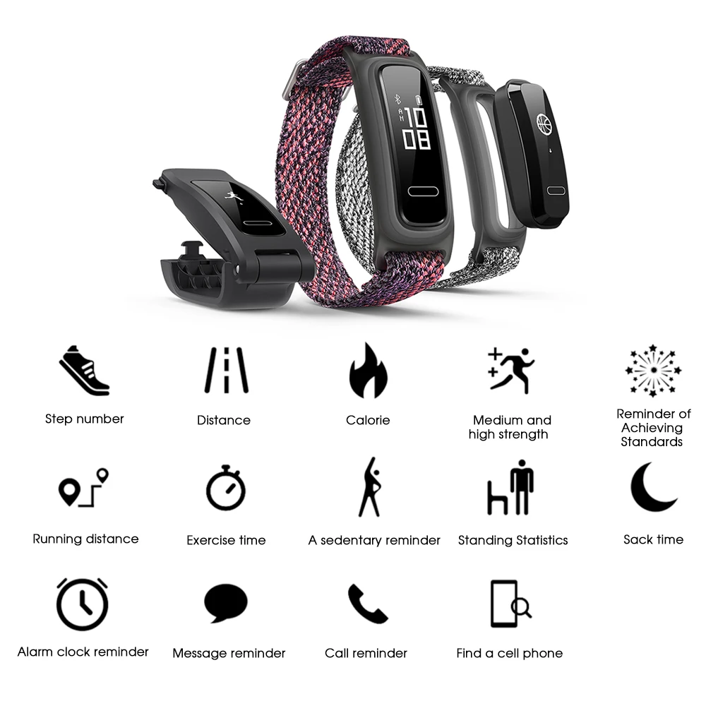 Смарт-браслет HUAWEI Band 4e фитнес-трекер Браслет беговая Обувь для баскетбола спортивный режим 5ATM водонепроницаемые часы Honor Band