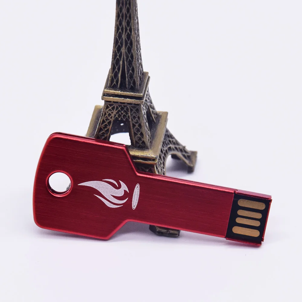 Цена 10 шт./лот бесплатный логотип ключ USB флэш-накопитель пользовательский бренд 64 ГБ 4 ГБ 8 ГБ 16 ГБ 32 ГБ фестиваль подарки карта памяти флешка