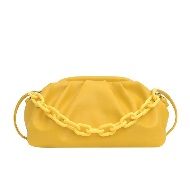 

Net red bag 2021 new fresh sweet messenger bag fashion PU cloud bag