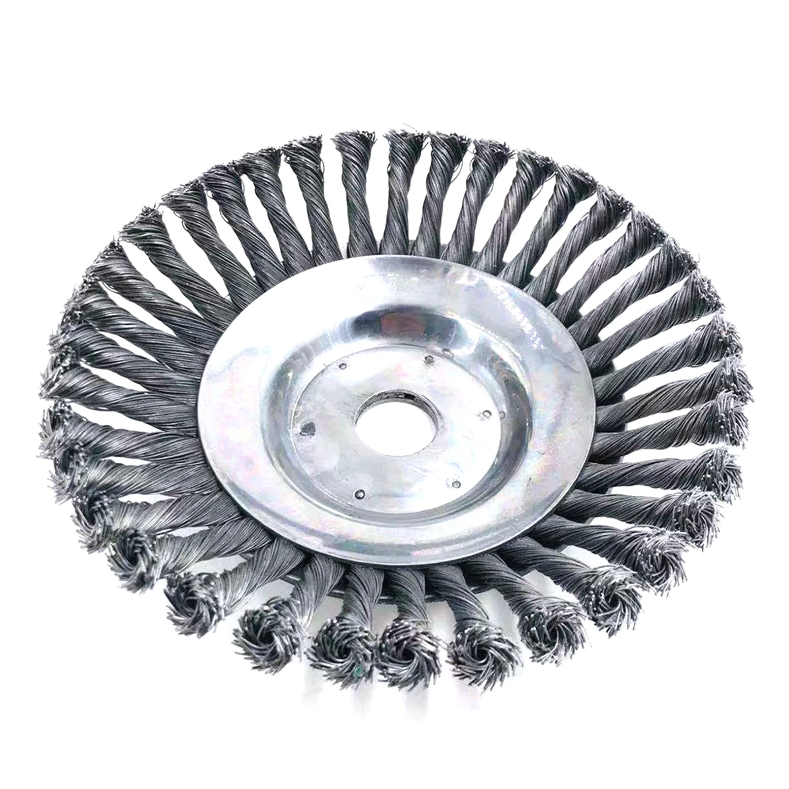 

8 Inch Steel Wire Brush Cutter Trimmer Head with Adapter Kit Rust Removal Garden Grass Accessories Tool