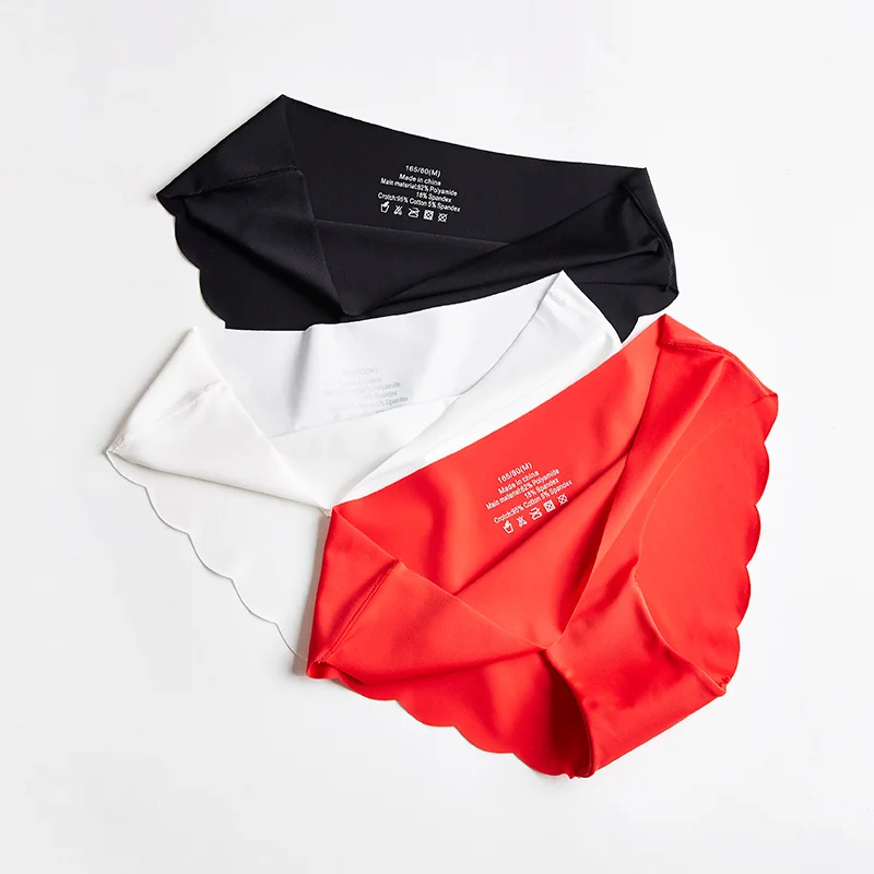 

3 шт., женские бесшовные трусики