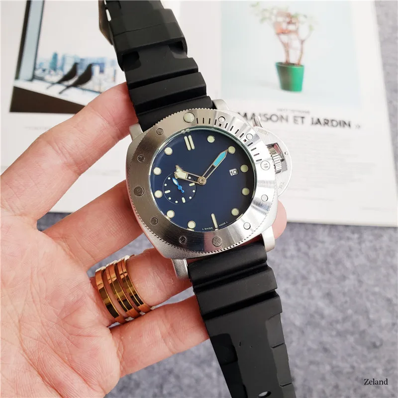Погружной Panerai-PAM00937 мужские часы топ модного бренда светящиеся руки из