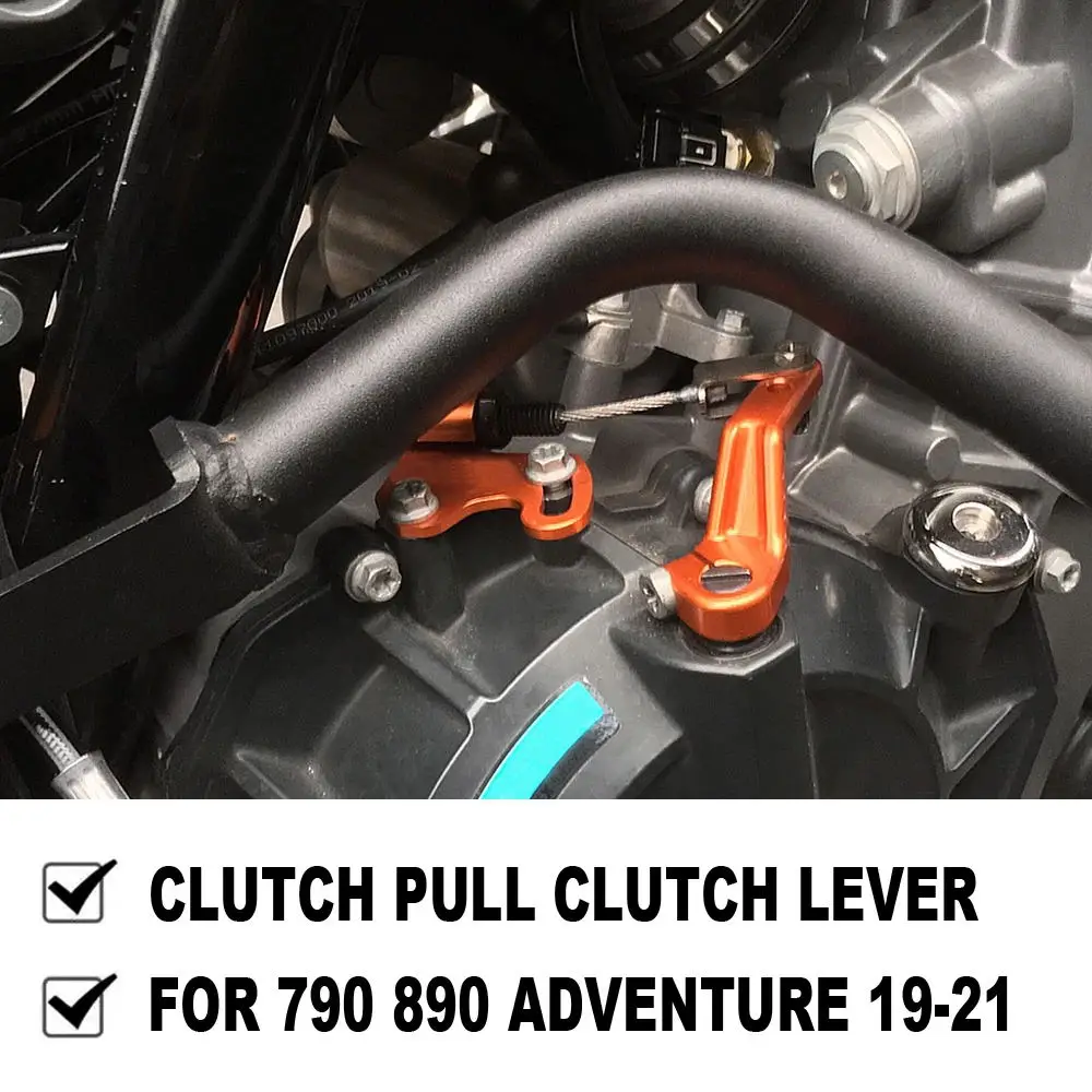 Новый мотоциклетный оранжевый клатч V2.0 с одним пальцем совместим 790 Adventure Duke 890 |