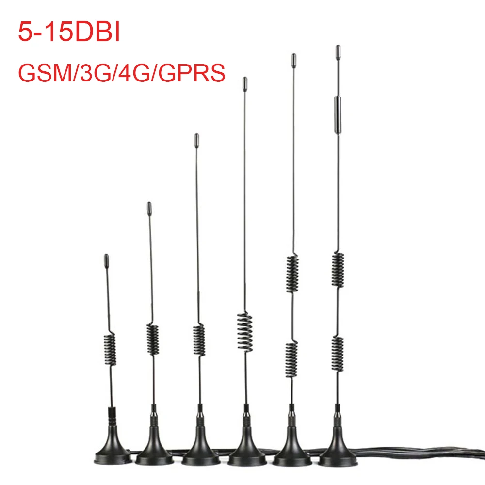 

3G 4G High Gain Sucker Aerial Wifi Antenna 5/6/7/9/10/15DBI Extension Cable SMA Male Connector For CDMA/GPRS/GSM/LTE