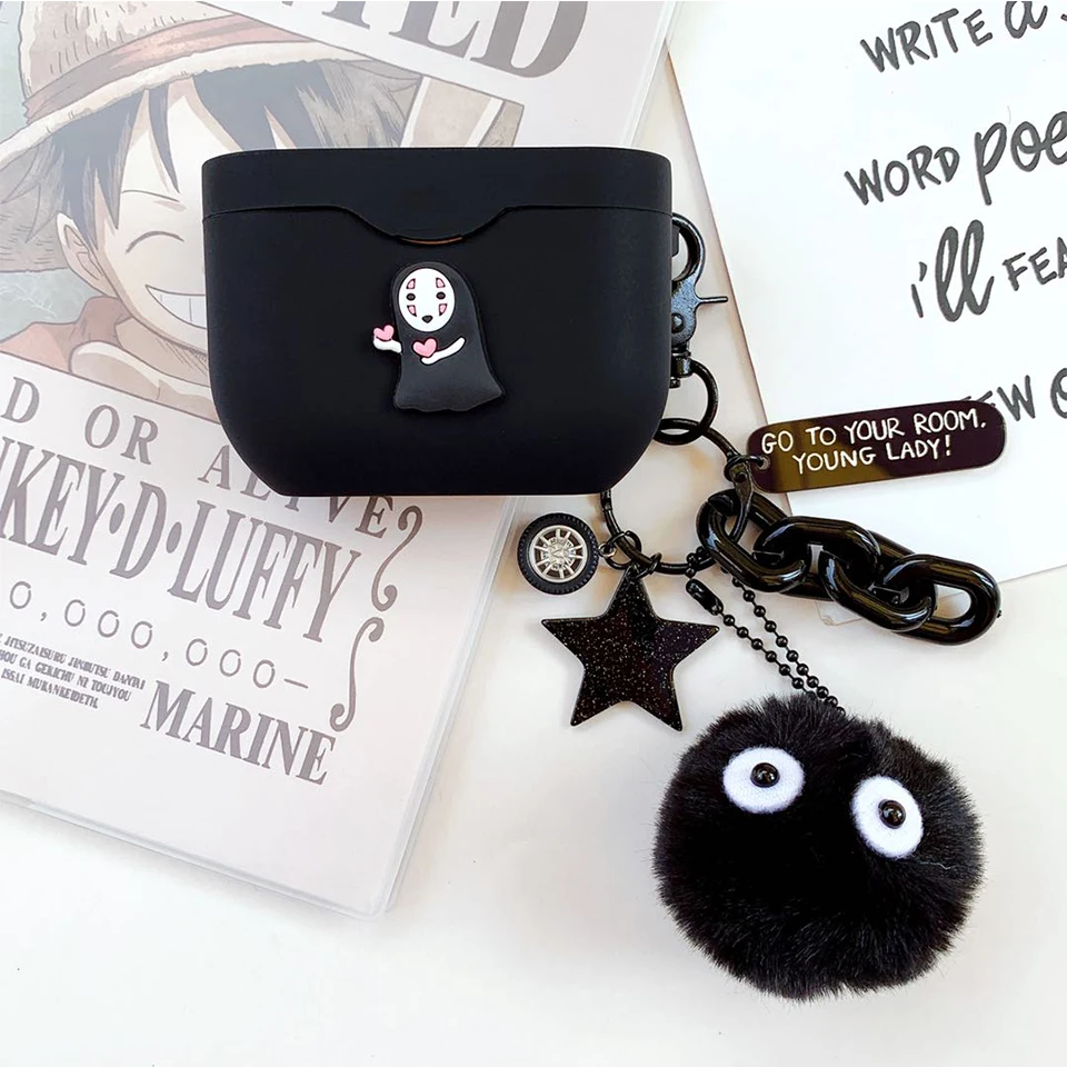 

Cute Cartoon Silicone Cover for Sony WF-1000XM3 Case Bluetooth Earphone Protect Accessories for Sony WF-1000XM3 Portable Keyring