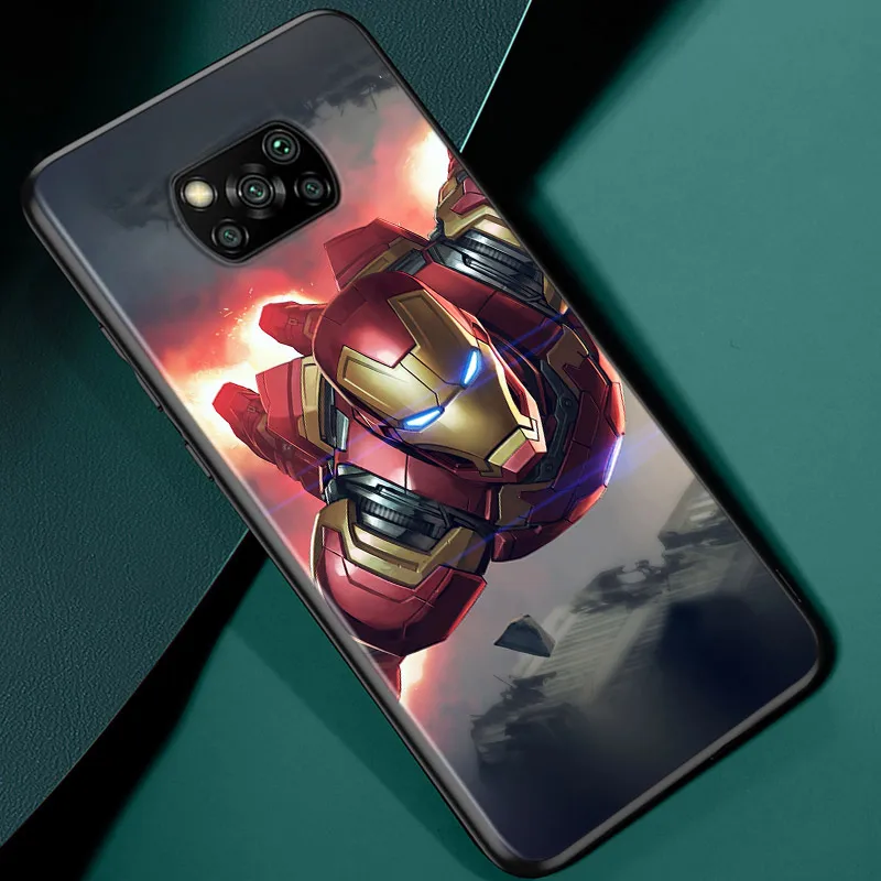 avenger marvel superhero for xiaomi poco x3 gt nfc m2 x2 f2 f3 m3 f1 pro mi play mix 3 a3 a2 a1 lite soft phone case coque free global shipping
