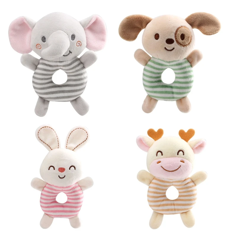 

P15C в форме милых животных кукла-погремушка плюшевые аксессуары для кровати Ранние игрушки