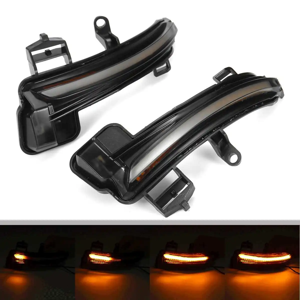 

Pair LED Side Wing Mirror Indicator Lights Dynamic For Skoda Octavia Mk3 5E 2013-2017 2018 2019 Turn Signal Light Lamp