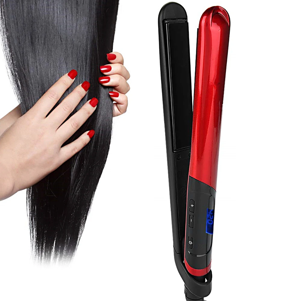 Профессиональный Плоский Утюг светодиодный выпрямитель для волос витая