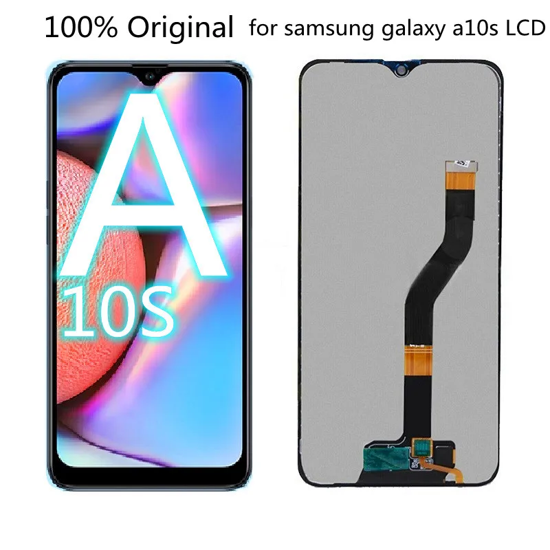 Pantalla t&aacute;ctil LCD 100% original para Samsung Galaxy a10s, a107/ds, a107f, a107fd, a107m-0