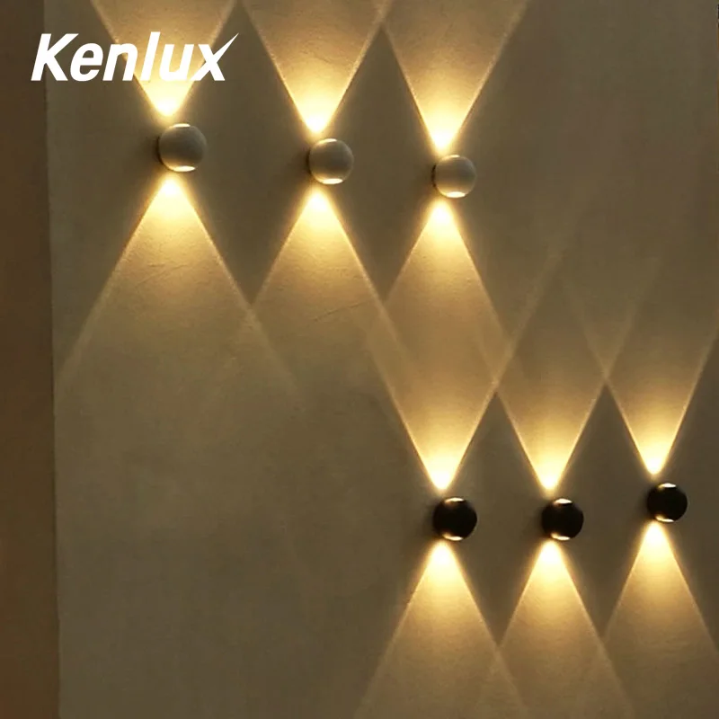 Скандинавский настенный светильник RGB светодиодный алюминиевый уличный Ip65 белый