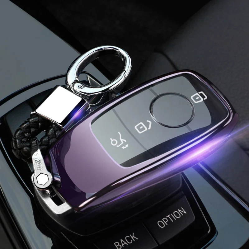 Чехол для ключей автомобиля брелок с кольцом 2017 E Class W213 чехол аксессуары