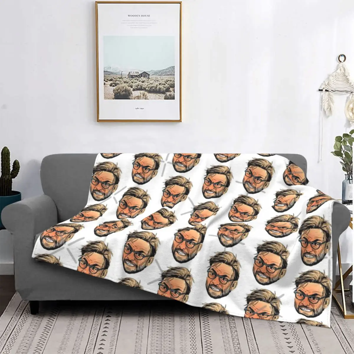 

Furious Klopp-colcha a cuadros para cama, toalla de playa, manta de Picnic, ropa de cama y fundas