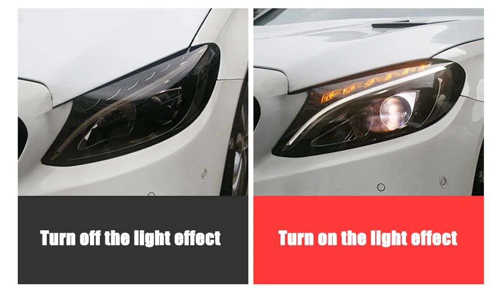 Newest For Mercedes Benz A C E GLC GLA CLA GLS GLE Class W177 W205 W213 Car Headlamps TPU Smoked Black Headlights Protector Film
