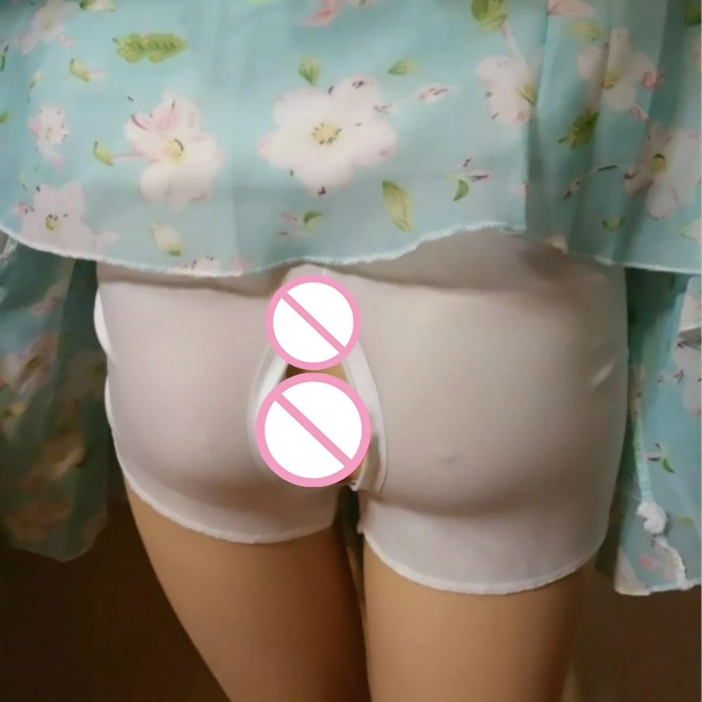 O наружная сексуальная юбка короткая внутренняя подкладка открытая промежность