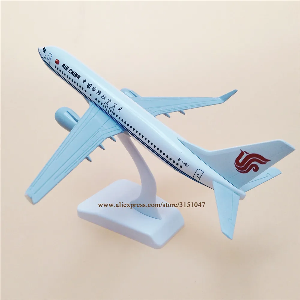 Сплав металла Air China Airlines Boeing 737 B737 max8 B-1392 Airways модель самолета Модель подарки 20 см |