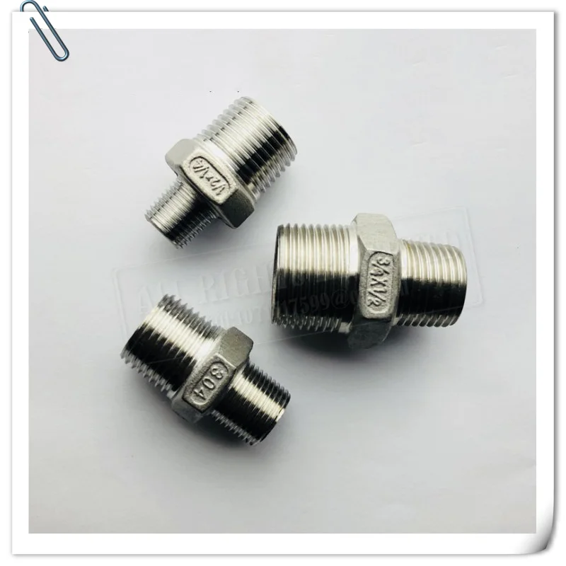 Фитинги из нержавеющей стали с шестигранной головкой 3/8 &quotNPT папа резьбовой