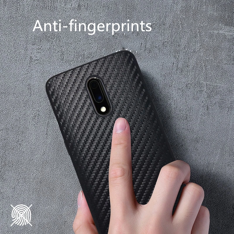 Official Design Phone Case For One plus 7 Carbon Aramid Fiber Texture Original Business Back Protective for Oneplus pro |