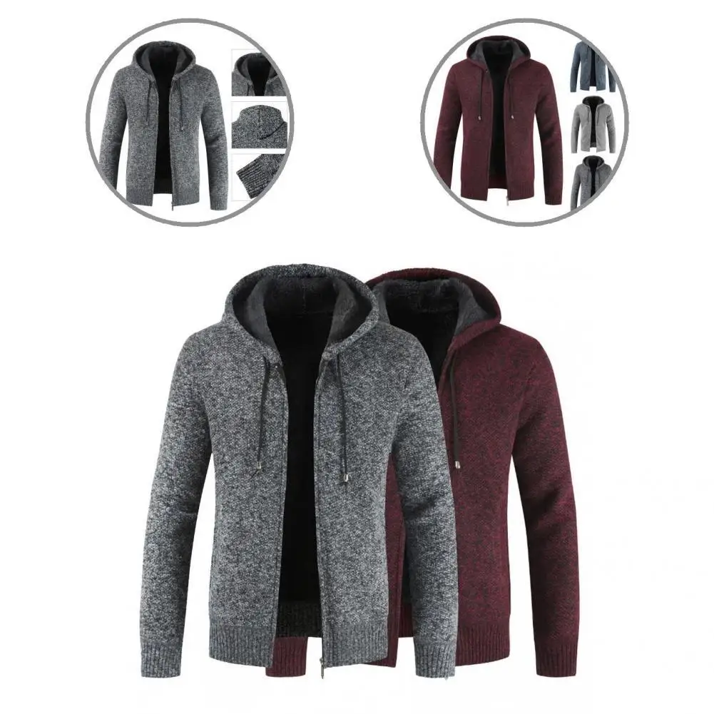 

Мужская Трикотажная куртка на завязках с капюшоном