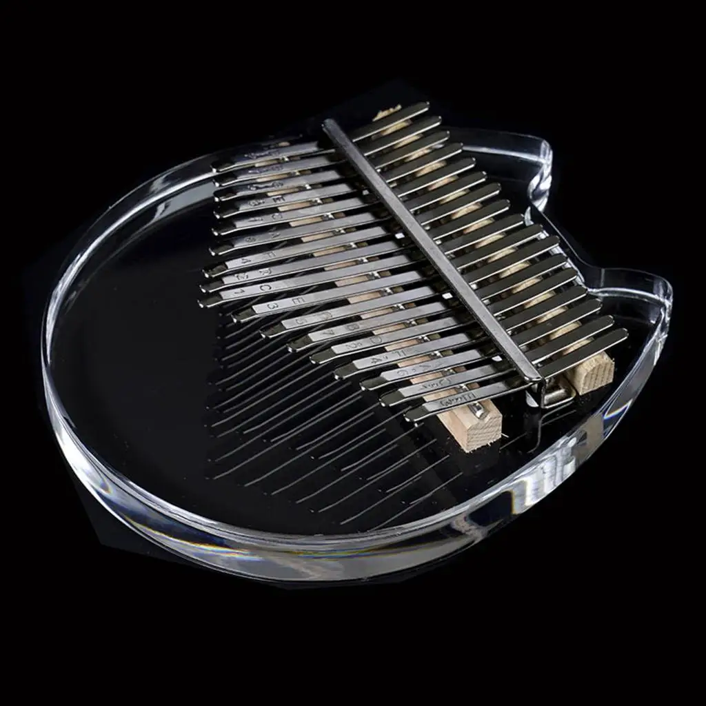 

Kalimba 17 Key Thumb Piano Clear Finger Mbira w/ Bag Tuner Hammer Sticker Professional Kalimba Instrument Kit Thumb Picks