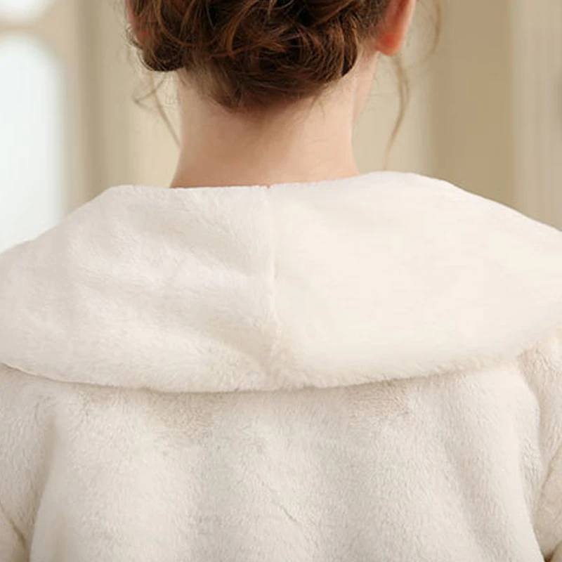 Шаль из искусственного меха свадебное вечернее платье Cheongsam свадебная верхняя