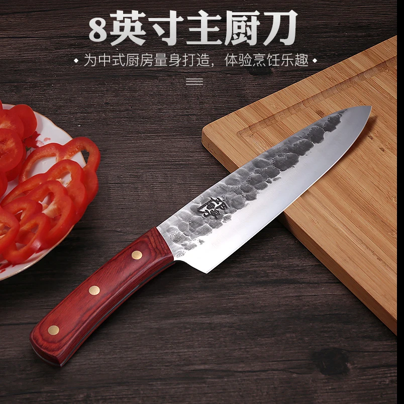 Фото Пластичный монтаж нож для тонкой нарезки японский резки Santoku Western шеф-повара Пластичный монтаж нож для тонкой нарезки японский резки Santoku Western шеф-повара