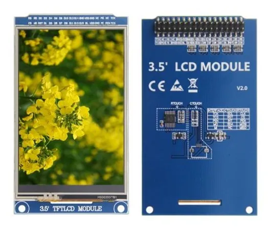 Цветной сенсорный ЖК экран 3 5 дюйма 34P/37P TFT (плата/без платы) NT35310 Привод IC 16 бит