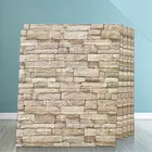 Домашний Декор 3D ПВХ деревянная зернистая Настенная Наклейка s бумага кирпич каменная настенная бумага деревенский эффект самоклеящиеся наклейки для домашнего декора комнаты