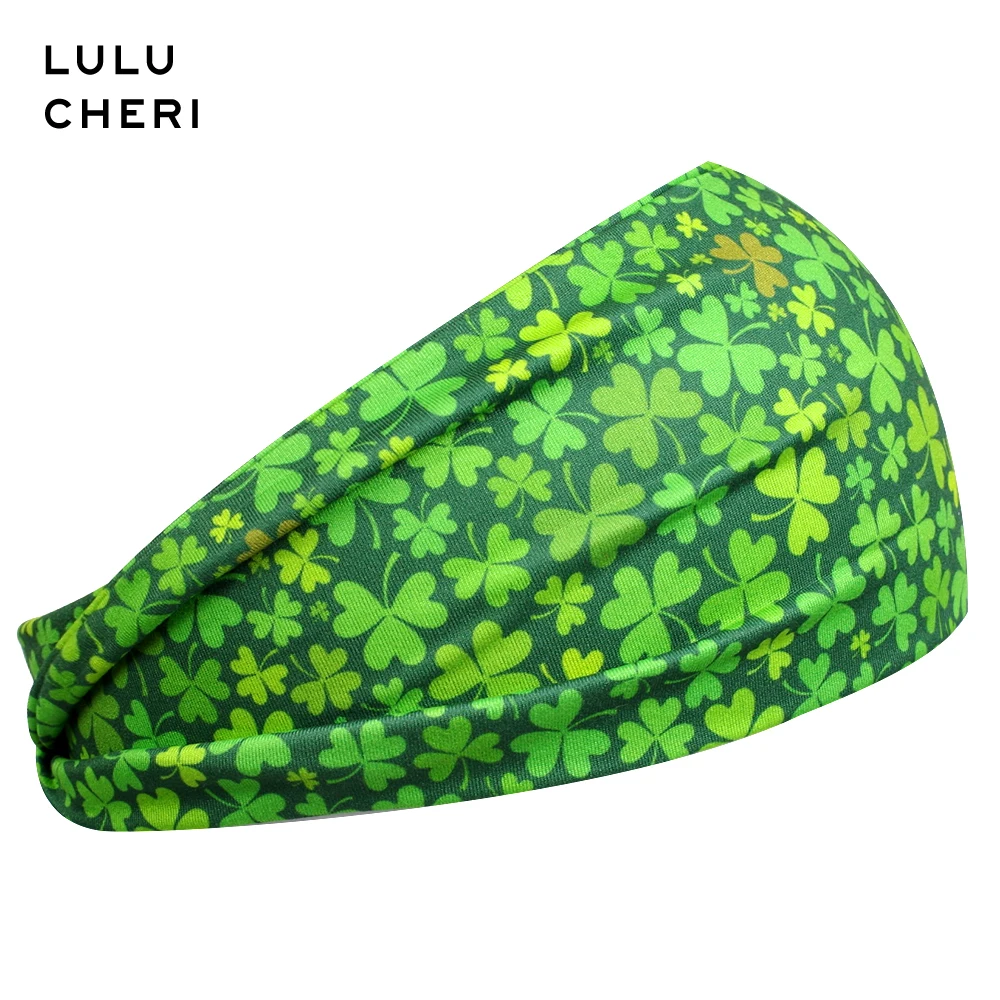 Женская эластичная повязка на голову с принтом День Св. Патрика | Спорт и