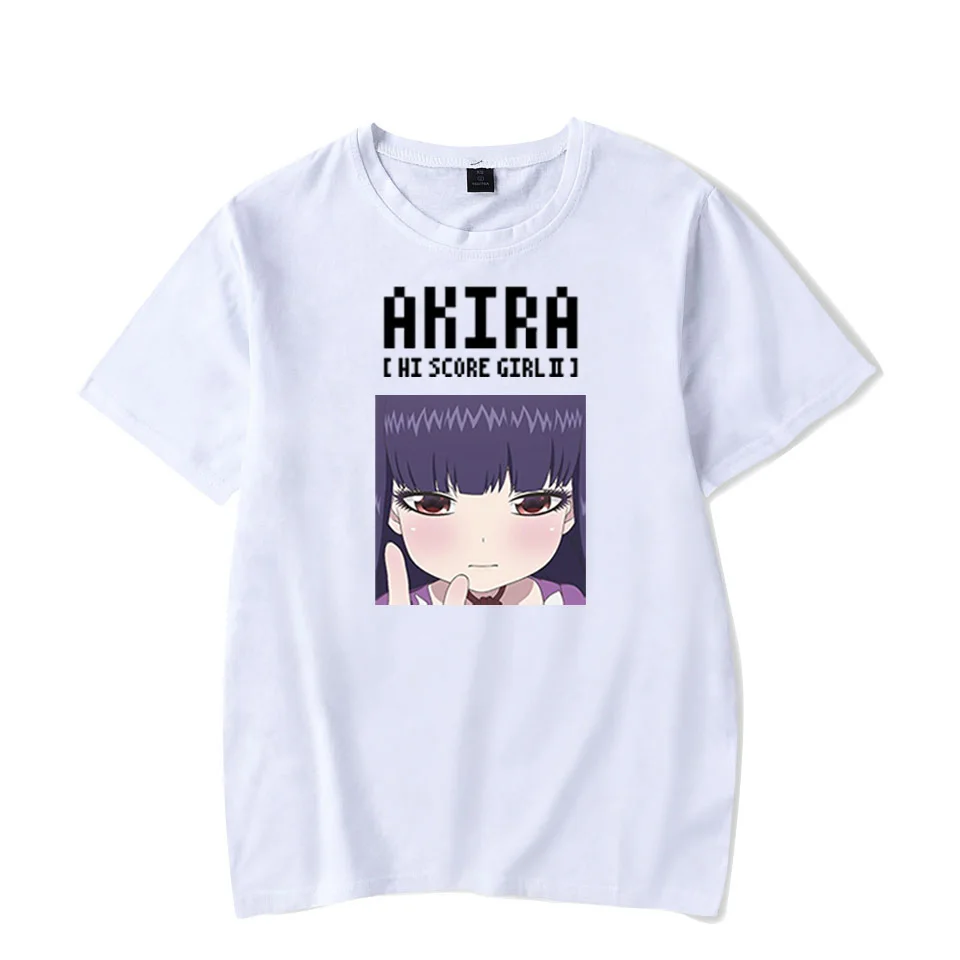 2020 аниме японский высокий балл девушка тире футболка для мужчин унисекс оверсайз