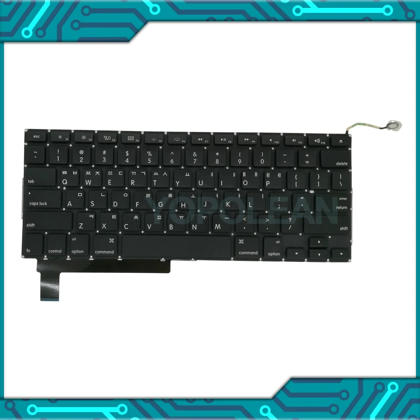 Клавиатура A1286 для Macbook Pro Unibody Корейская клавиатура 15 дюймов KR 2009 2010 2011 2012