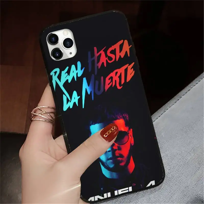 

Anuel AA Real Hasta singer Phone Case for iPhone 11 12 pro XS MAX 8 7 6 6S Plus X 5S SE 2020 XR