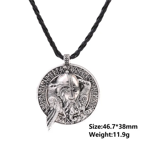 Рыболовный крючок оригинальное ожерелье с двумя птицами внутри Мужская веревка