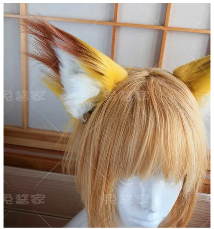 Заколка для волос Sewayaki Kitsune no Senko-San плюшевая заколка с лисьим хвостом |
